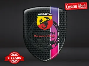 Fiat Abarth Autoembleme Personalisierbar Stern Exklusiv Robust